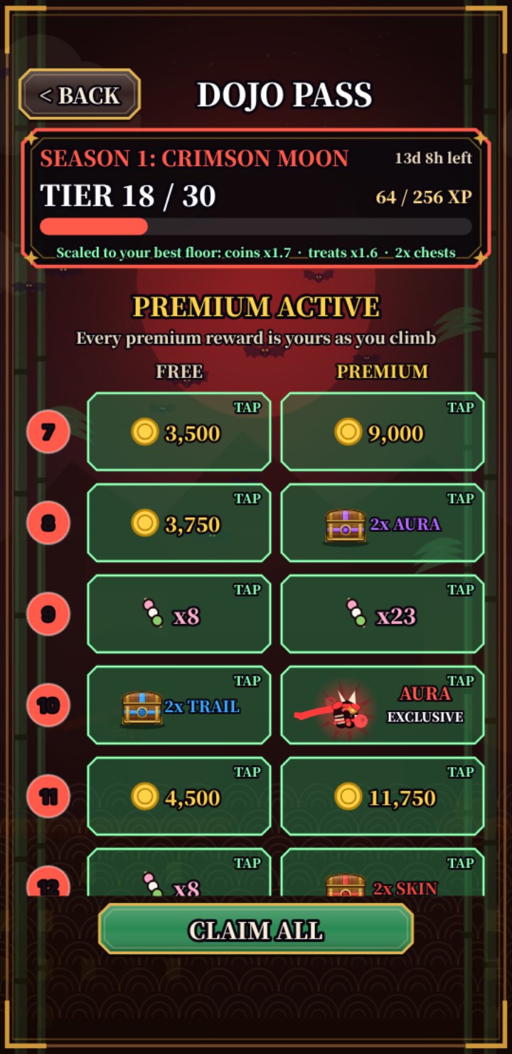 Climb the Dojo Pass